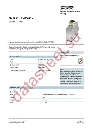 1771781 datasheet  